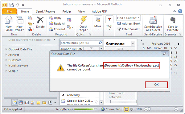 How to Change E-mail PST/OST File Default Location in ...