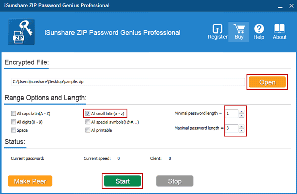 iSunshare ZIP Password Genius 2.1.20 + Crack Application Full Version