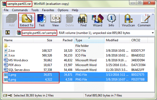 How To Extract Multi Volume Rar Zip File In Winrar