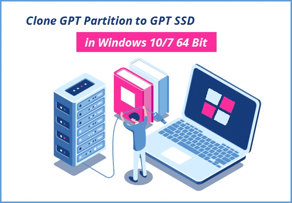 clone GPT partition to GPT SSD