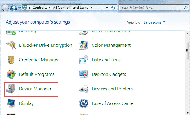 find device manager