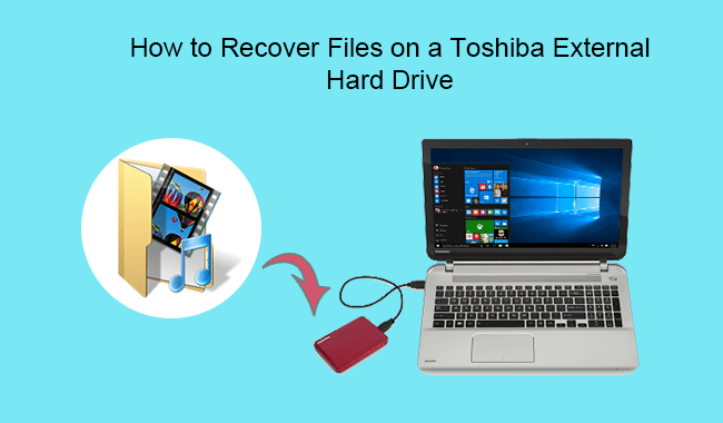 recover files on Toshiba external hard drive