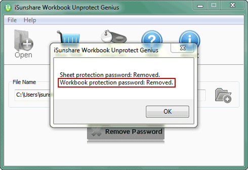 remove password to unprotect workbook structure and windows