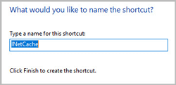 type shortcut name to create temporary shortcut