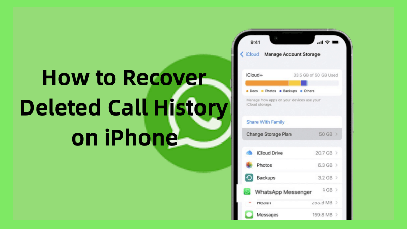 recover deleted call history on iPhone