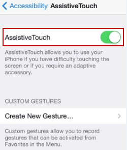 turn on assistive touch