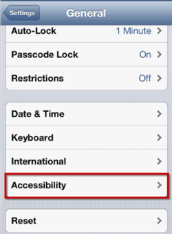 click accessibility