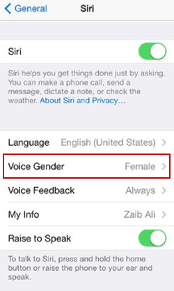click voice gender