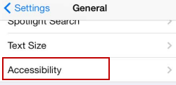 click accessibility