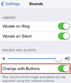 enable change with buttons