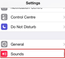 open sounds setting