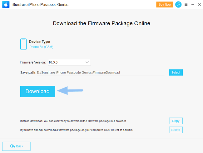 click download to get firmware