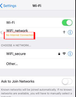 iPhone can not connect to Wi-Fi