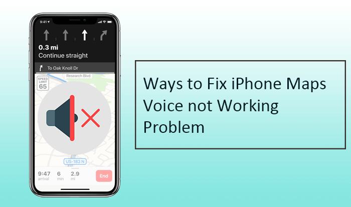 Ways to Fix iPhone Maps Voice not Working Problem