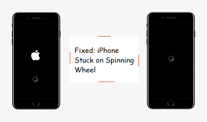fix iphone stuck on spinning wheel