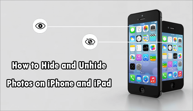 hide and unhide photos in iphone and ipad