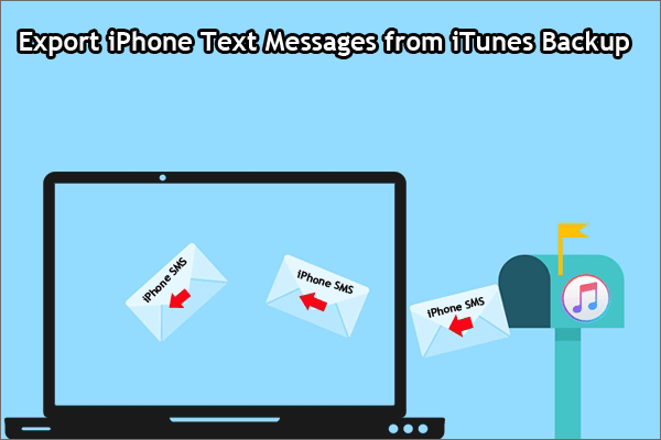 export iPhone SMS from iTunes backup