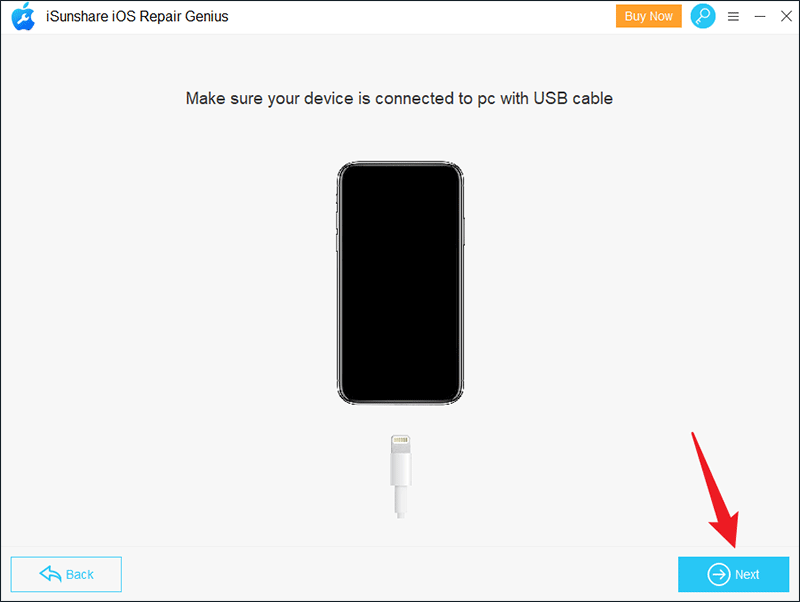 connect your iphone with usb