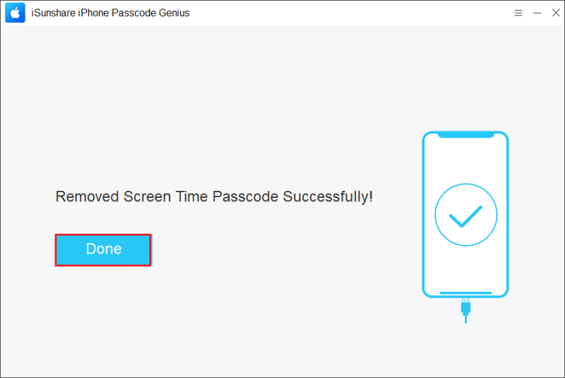 remove screen time passcode successfully