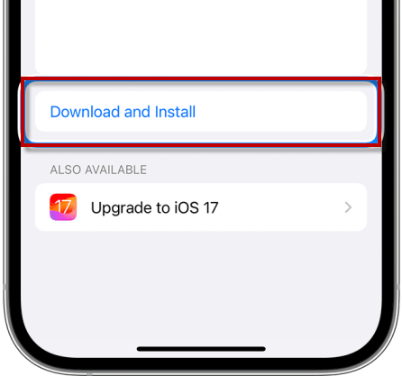 update install