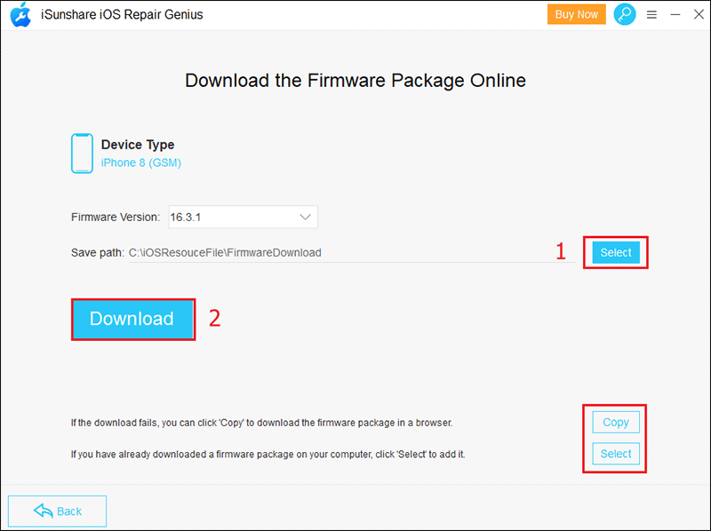 download firmware package online