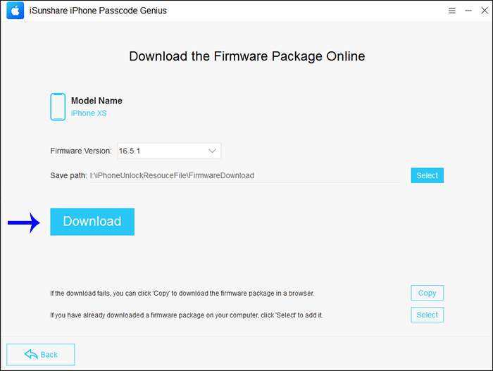 get firmware package