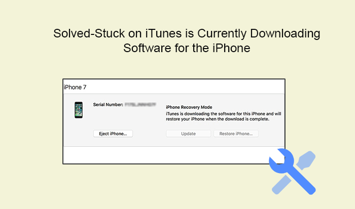 solved-iTunes is currently downloading software for the iPhone