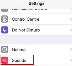 open sounds setting