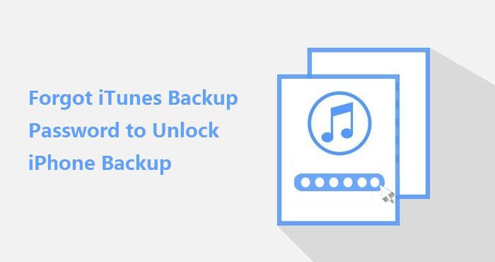 forgot itunes backup password to unlock iphone backup