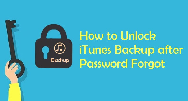 unlock itunes backup after password forgot