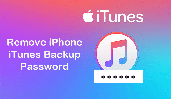Remove iPhone iTunes backup password