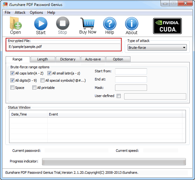 open encrypted pdf file