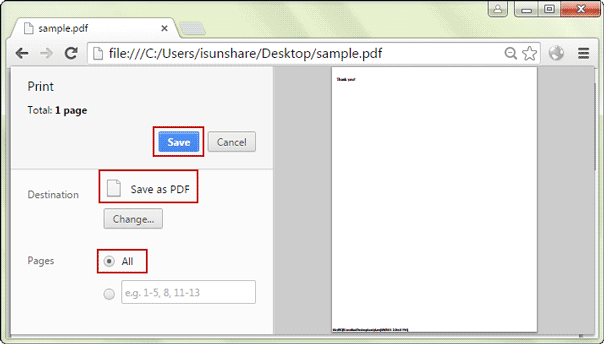 unprotect pdf file without password