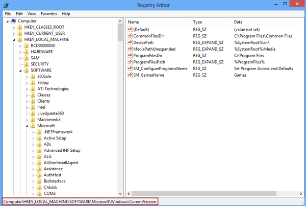 find windows 8 or 8.1 product key in registry