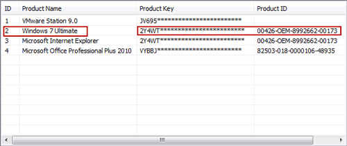 recover windows 7 product key