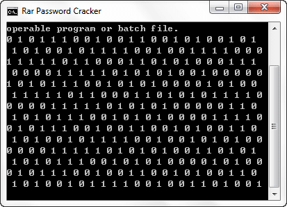 begin to find encrypted rar file password