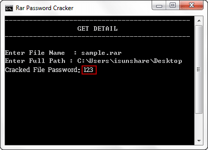 find rar forgotten password successfully with notepad