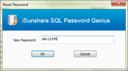 reset SA password with SQL password recovery tool