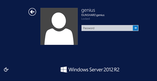 locked out of Windows Server 2012