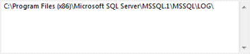 SQL Server ErrorLog file path in dump directory