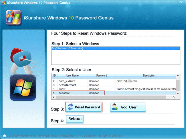 run password recovery program in windows 10