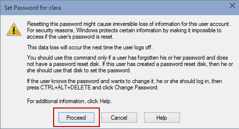 confirm windows 10 user password change
