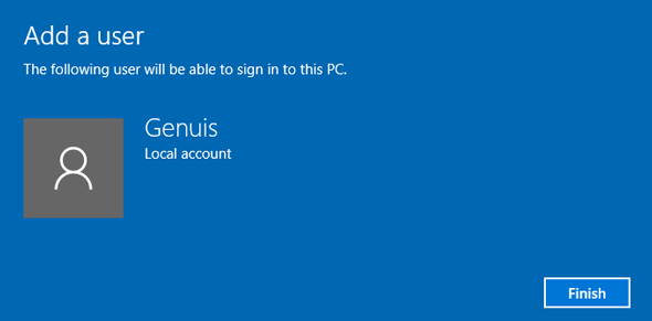 allow new user to sign in windows 10 pc