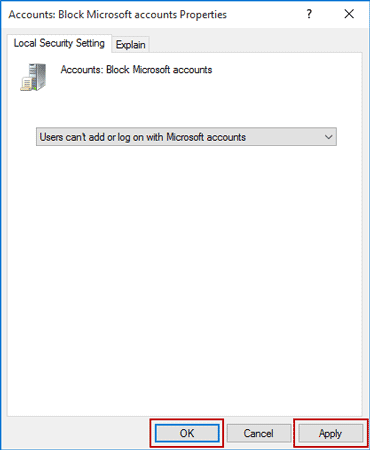 select not to add or log on with Microsoft account