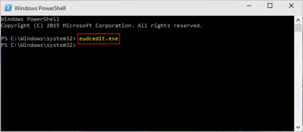 open private character editor by Windows Powershell