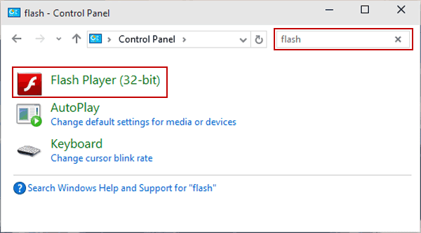 open flash player settings
