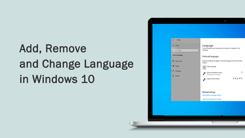 add/remove/change a language