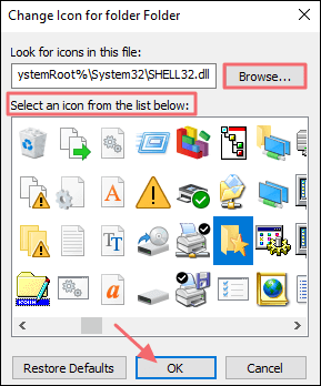 choose folder icon