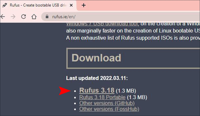 download Rufus