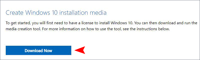 download Windows 10 Media Creation Tool